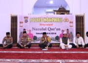 Polres Morowali Menggelar Peringatan Nuzulul Quran di Masjid Polres Morowali