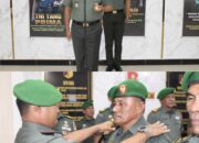 Dandim 1311/ Morowali Letkol Inf. Alzaki Pimpin Korps Rapor Kenaikan Pangkat Perwira, Bintara dan Tamtama