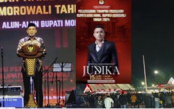 KPU Morowali Datangkan Artis Ibu Kota di Alun-alun Untuk Kegiatan Peluncuran Tahapan Pilkada 2024