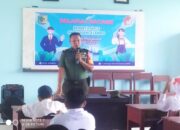 Pemberian Materi Bela Negara Oleh Babinsa Koramil 1311-04/Lembo di SMPN 4 Lembo