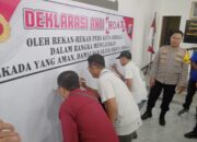 Deklarasi Anti Hoax Digelar Polres Kota Sibolga