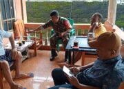 Babinsa Koramil 1311-02/BS Serka Ahmad Sandi, Ajangsana di Laroenai