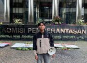 Demo di Gedung KPK RI, Irsan Daeng Minta KPK Periksa Kadis Koperasi dan UMKM Konawe Utara