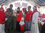 Memeriahkan HUT ke-79 RI, Kepala Desa Topogaro dan Babinsa Gelar Jalan Santai Bersama TK dan PAUD