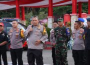 Jelang Pilkada 2024, Polres Morowali Gelar Simulasi Sispamkota Ops Mantap Praja Tinombala