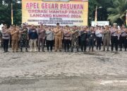 Kaban Kesbangpol Inhil Hadiri Apel Gelar Pasukan