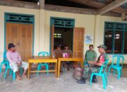 Komsos Babinsa Kodim 1311/Mrw, Serka Yaber di Desa Gontara