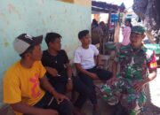 Komsos Babinsa Koramil 1311-02/BS Praka Alifuddin