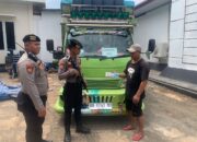 Polres Morowali Kawal Distribusi Logistik Pilkada Tahap 1 Berupa Bilik Pemungutan Suara