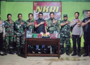 Polsek Bahodopi Beri Ucapan Selamat HUT TNI ke- 79, Ke Danramil 1311-02/BS