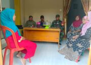 Komsos Babinsa Koramil 1311-02/BS Kopda Hasri di Desa Pungkeu