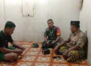 Kunjungan Babinsa Koramil 1311-02/BS, Sertu Samsuddin di Desa Were’ea