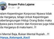Brayen Diduga Dalang Dibalik Macetnya Eksplorasi PT. IMS