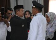 Bupati Iksan Baharudin Abdul Rauf Lantik Kades Solonsa Jaya Hasil PAW