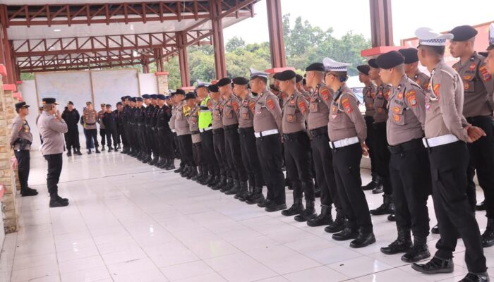 Polres Morowali Gelar Pengamanan Balap Motor Piala Kapolda Sulteng Seri 3 di Morowali