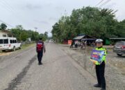 Ops Patuh Tinombala 2025, Polres Morowali Himbau dan Beri Teguran Pengguna Jalan