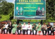 Wakil Bupati Iriane Iliyas Hadiri Lepas Sambut Komandan Kodim 1311/Morowali