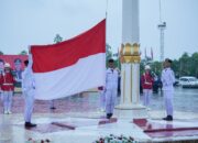 Forkopimda Morowali Rayakan HUT ke-80 RI dengan Semangat di Tengah Hujan