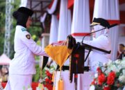 Iriane Iliyas, Perempuan Pertama Pimpin Upacara Penurunan Bendera HUT RI ke-80 di Morowali