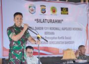 Dandim 1311/Morowali bersama Forkopimda dan Tim GANKSO Hadiri Forum Silaturahmi