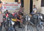 Jaga Disiplin, Polsek Bungku Tengah Gelar Anev dan Perawatan Kendaraan Dinas
