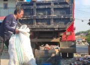 Koramil 1311-09/Bahodopi Gelar Karya Bakti Bersih Sampah Sambut HUT TNI ke-80