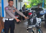 Satlantas Polres Morowali Tertibkan Knalpot Brong dan Beri Himbauan kepada Pengendara
