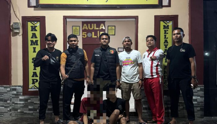Polsek Bahodopi Amankan Dua Pelaku Pengeroyokan di Desa Labota