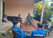 Perkuat Hubungan dengan Masyarakat Babinsa Koramil 1311-09/Bahodopi Komsos di Desa Bete- Bete