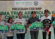 Dukung Bupati Atasi Sampah, IMIP Bantu Truk dan Kontainer