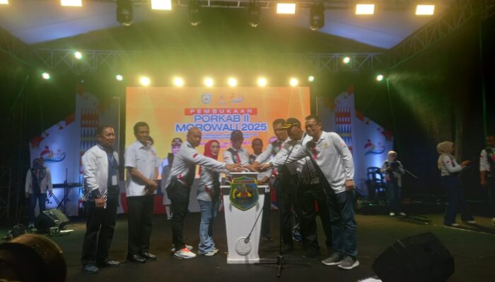 Bupati Morowali Resmi Membuka PORKAB Morowali 2025