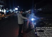 Polsek Bumi Raya Gelar KRYD, Amankan 9 Unit Kendaraan Berknalpot Brong