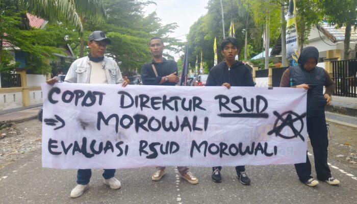 GRD KK–Morowali Gelar Unjuk Rasa di Dinas Kesehatan, Minta Direktur RSUD Dicopot