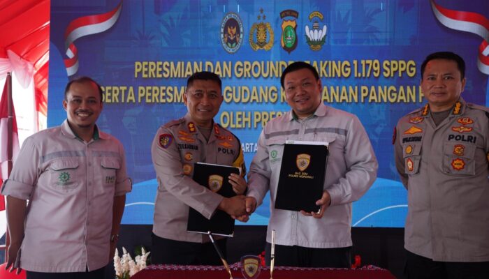Dukung Program MBG, IMIP Hibahkan Gedung SPPG ke Polres Morowali