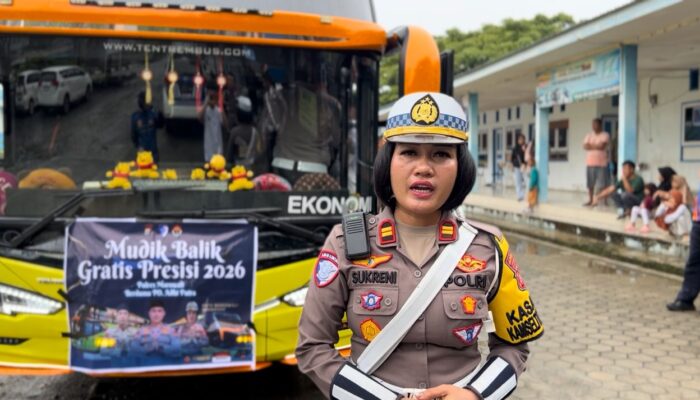 Polres Morowali Gelar Program Mudik Gratis Presisi 2026, 30 Penumpang Diberangkatkan ke Makassar