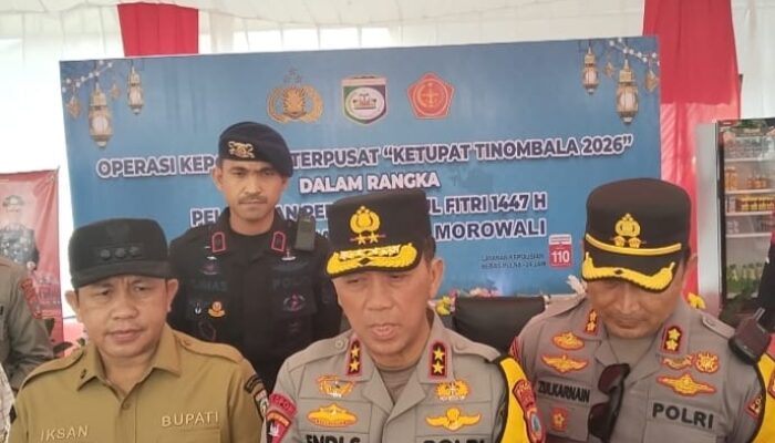 Kapolda Sulteng Kunjungan Kerja, Pastikan Kesiapan Operasi Ketupat 2026 di Morowali