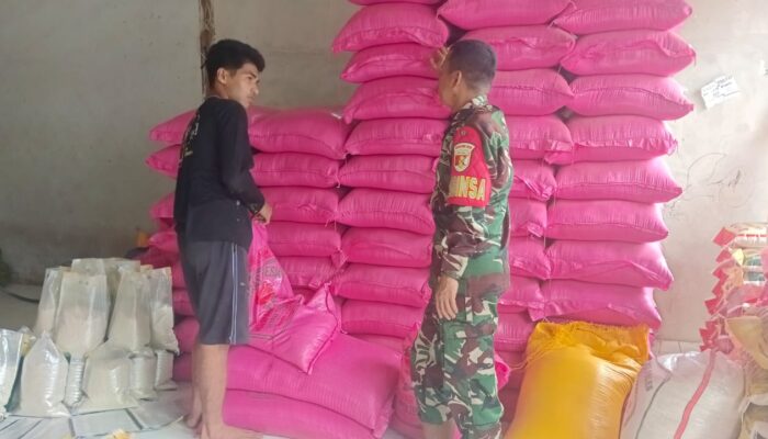 Babinsa Koramil 1311-09/Bahodopi Cek Harga Sembako di Desa Labota