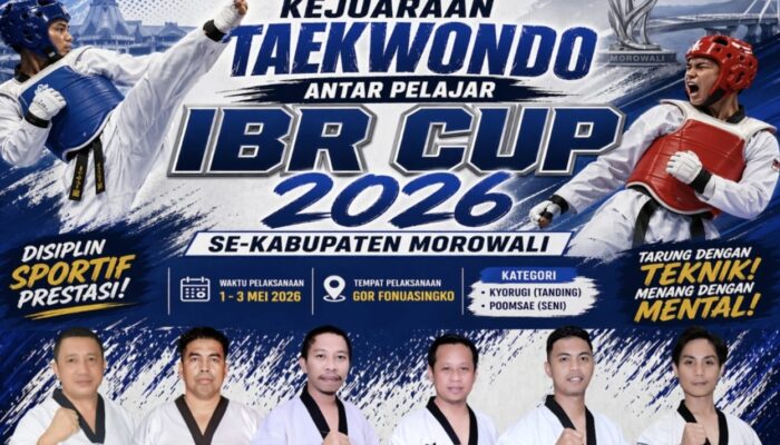 Kejuaraan Taekwondo IBR Cup Morowali 2026 Akan Digelar Pekan Depan