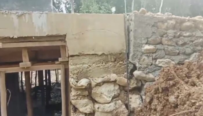 Dugaan Kejar Target: Sayap Jembatan Lamontoli–Lalemo Rp10 Miliar Patah, Material Diduga Ilegal