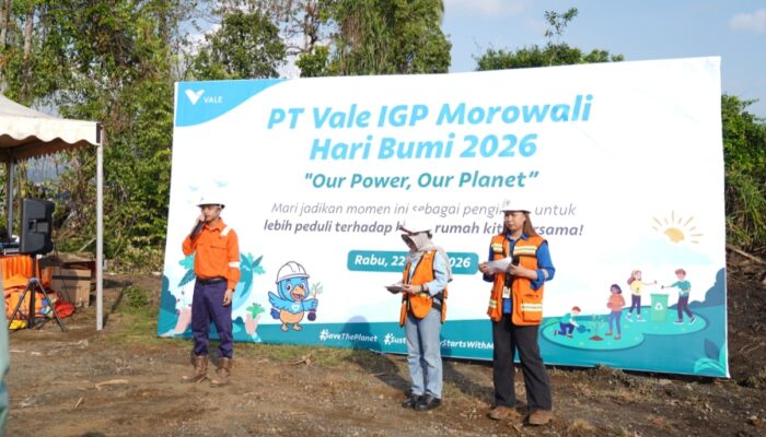 PT Vale Perkuat Aksi Hijau di Morowali pada Hari Bumi 2026