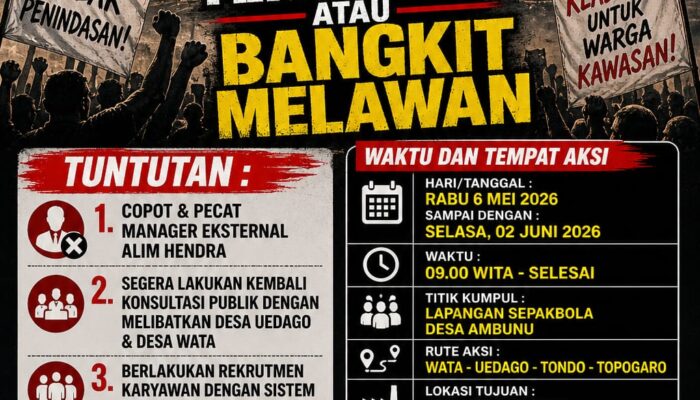 AMKI Jilid II: 1000 Massa Siap Serbu PT IHIP 6 Mei, Alim Hendra Wajib Dipecat atau Operasional Ambruk
