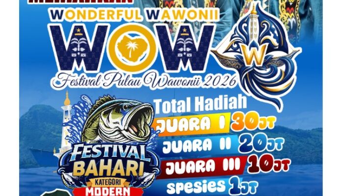 Ketua Tim IBR Apresiasi MORFINC Raih Juara 1 Festival Bahari Wawonii 2026, Harumkan Nama Morowali