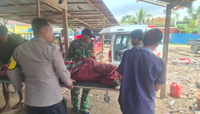 TNI-Polri Bahodopi Evakuasi Penemuan Mayat Karyawan di Mess Desa Padabaho