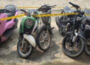 Sindikat Curanmor di Bahodopi Dibongkar, 6 Motor Disita! Pelaku Diciduk di Pos 3 IMIP