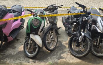 Sindikat Curanmor di Bahodopi Dibongkar, 6 Motor Disita! Pelaku Diciduk di Pos 3 IMIP