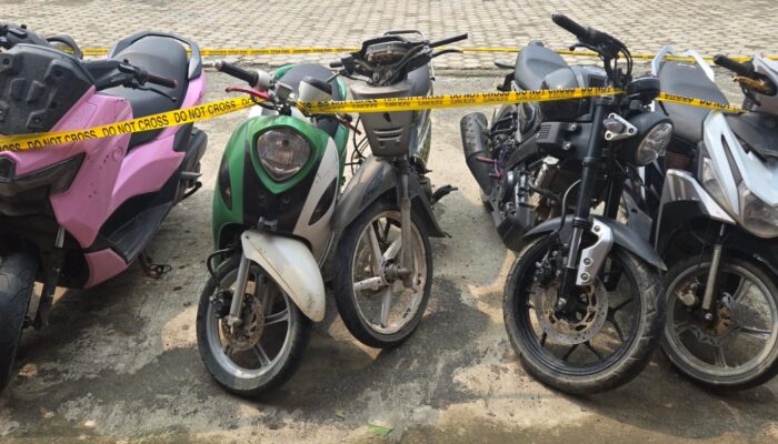 Sindikat Curanmor di Bahodopi Dibongkar, 6 Motor Disita! Pelaku Diciduk di Pos 3 IMIP