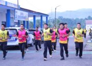 Polres Morowali Gelar Tes Kesamaptaan Jasmani, Jaga Kebugaran Personel untuk Pelayanan Maksimal