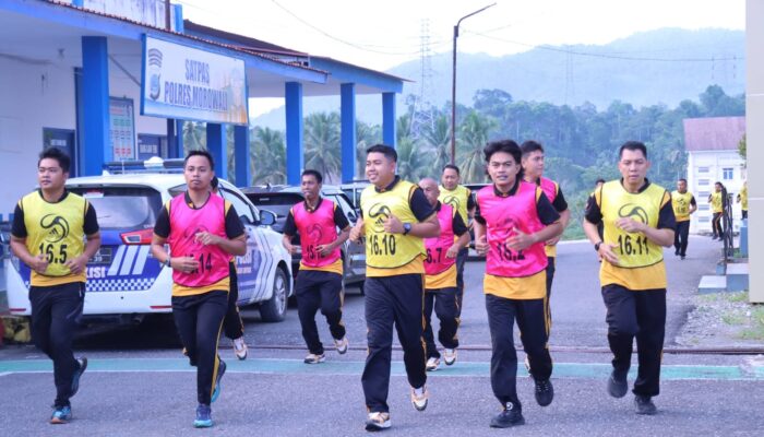 Polres Morowali Gelar Tes Kesamaptaan Jasmani, Jaga Kebugaran Personel untuk Pelayanan Maksimal