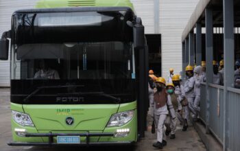 Dukung Percepatan Elektrifikasi, IMIP Operasikan Bus Listrik untuk Karyawan