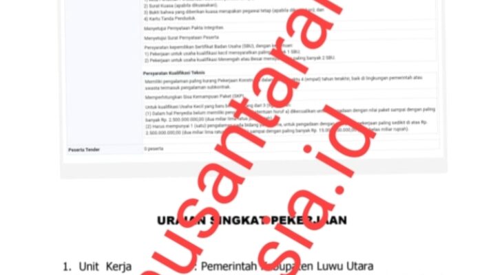 HEBOH! Tender Break Water Morowali Diduga “Nyasar” ke Luwu Utara, Warga Protes
